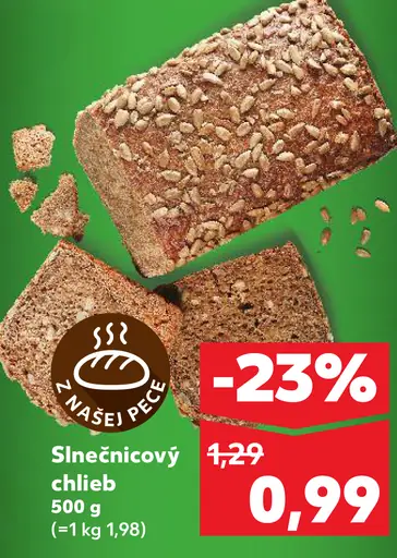 Slnečnicový chlieb