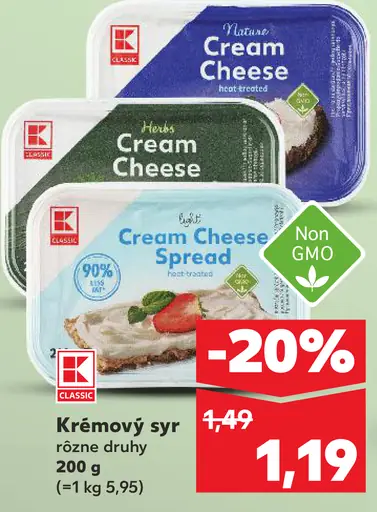 K-Classic Krémový syr