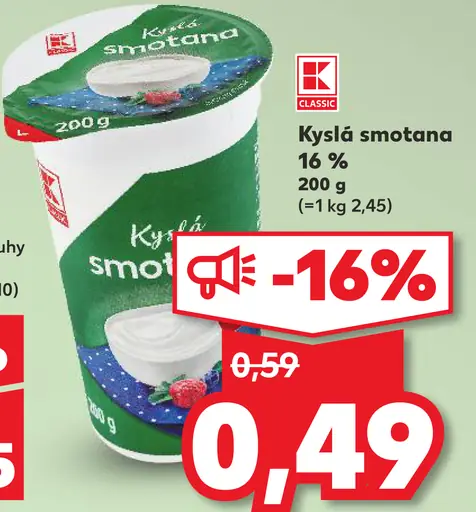 K-Classic Kyslá smotana