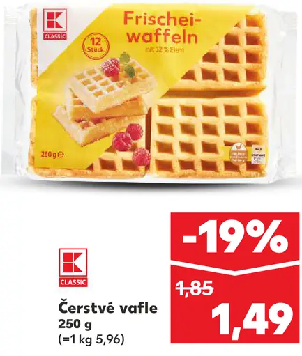 K-Classic Čerstvé vafle