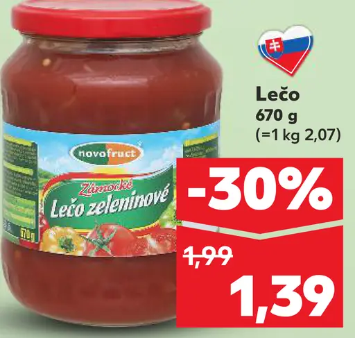 Novofruct Zámocké lečo zeleninové