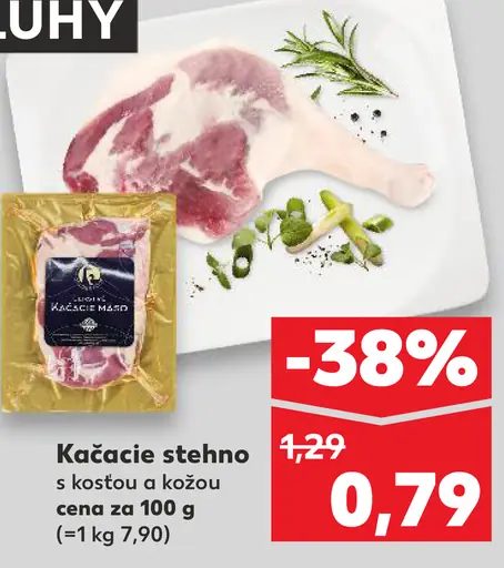 Kačacie stehná s kožou