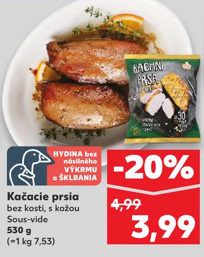 Kačacie prsia Sous-vide