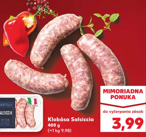 Martelli Klobása Salsiccia
