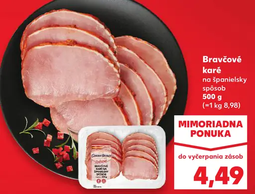 Bravčové karé na španielsky spôsob