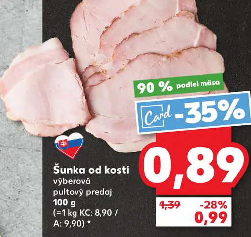 Šunka od kosti výberová