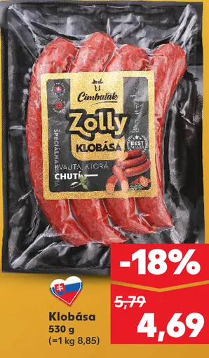 Zolly klobása