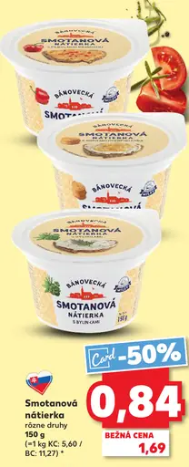 Bánovecká nátierka smotanová