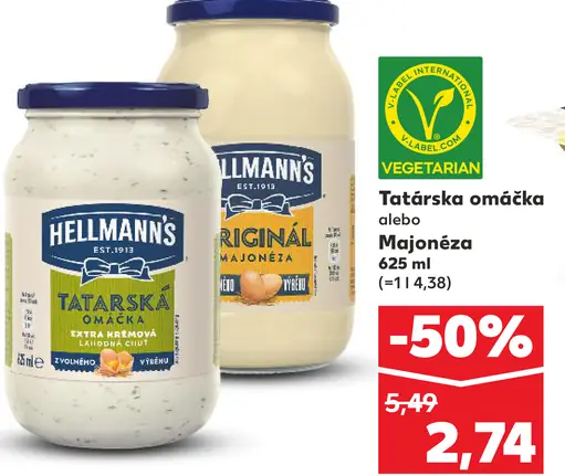 Hellmann's Tatárska omáčka/Majonéza