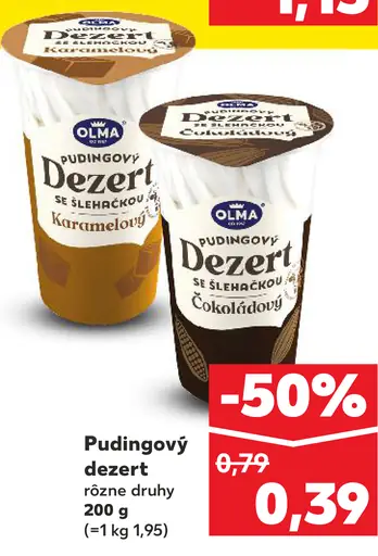 Olma Pudingový dezert