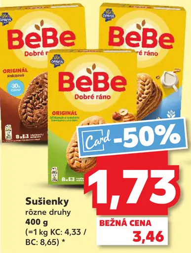 BeBe Dobré ráno sušienky