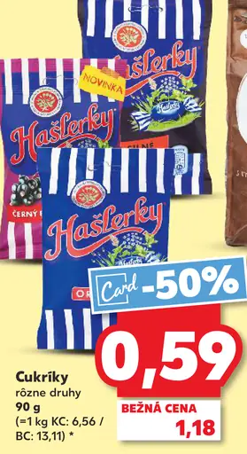 Hašlerky cukríky