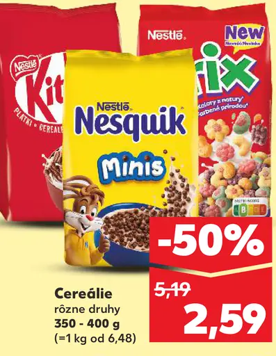NESTLÉ NESQUIK cereálie