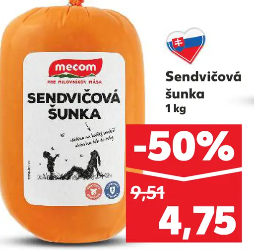 Mecom Sendvičová šunka