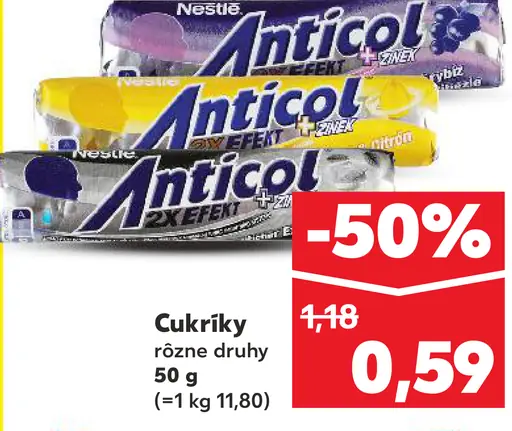 Anticol Anticol cukríky
