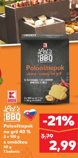 Let’s BBQ Pološtiepok na gril 40 %