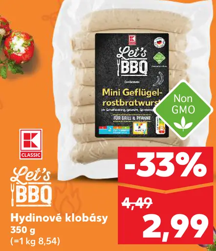 Let's BBQ Mini Geflügelrostbratwurst