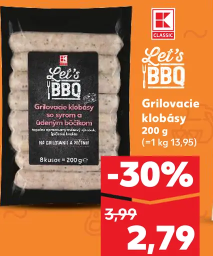 Let's BBQ Grilovacie klobásy