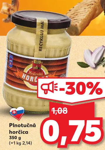 Horčica plnotučná
