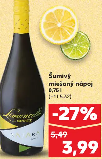 Šumivý miešaný nápoj