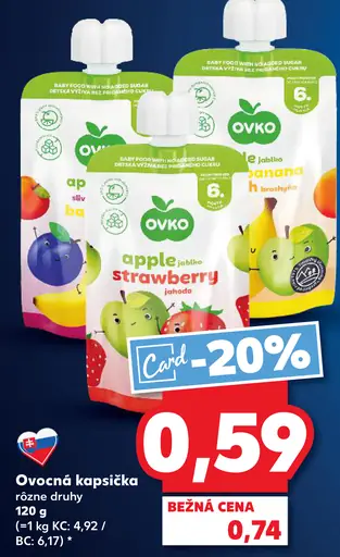 Ovko Ovocná kapsička