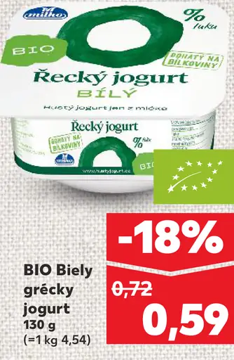 BIO Biely grécky jogurt