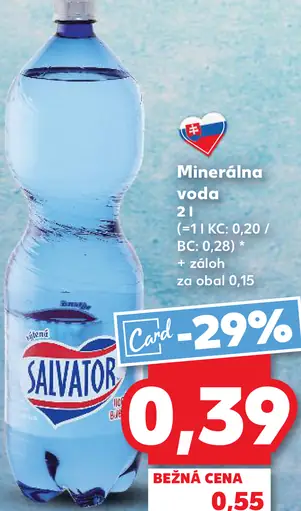 Salvator Minerálna voda