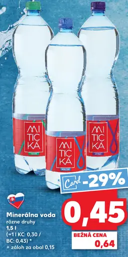Mytická Minerálna voda