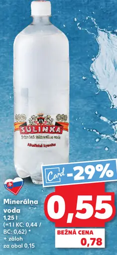Sulinka Minerálna voda