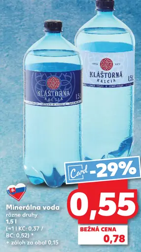 Kláštorná minerálna voda