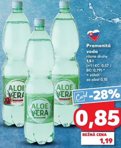 Aloe Vera Pramenitá voda