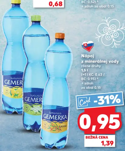 Gemerka Nápoj z minerálnej vody