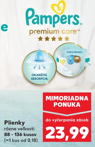 Pampers plienky
