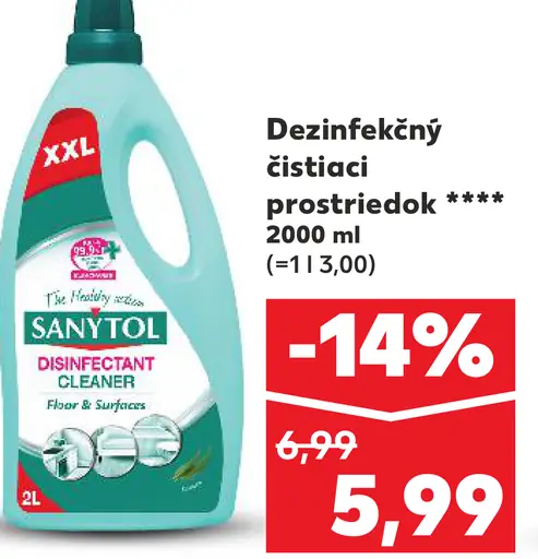 Sanytol Dezinfekčný čistiaci prostriedok