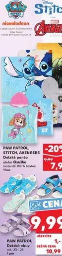 Paw Patrol, Stitch, Avengers Detské pyžamo
