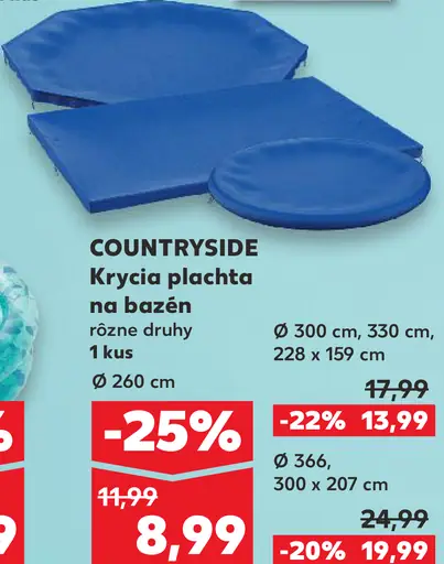 COUNTRYSIDE Krycia plachta na bazén