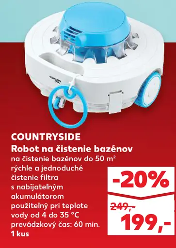 COUNTRYSIDE Robot na čistenie bazénov