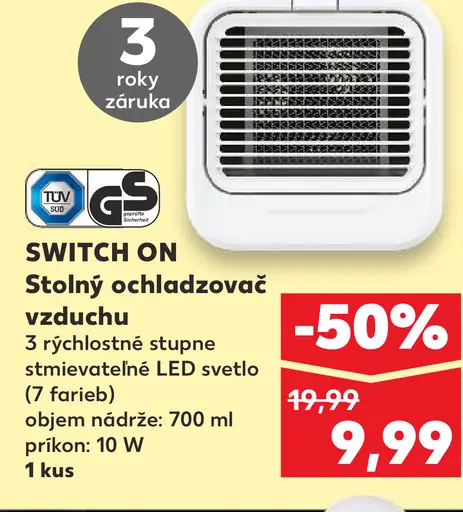 Switch On Stolný ochladzovač vzduchu