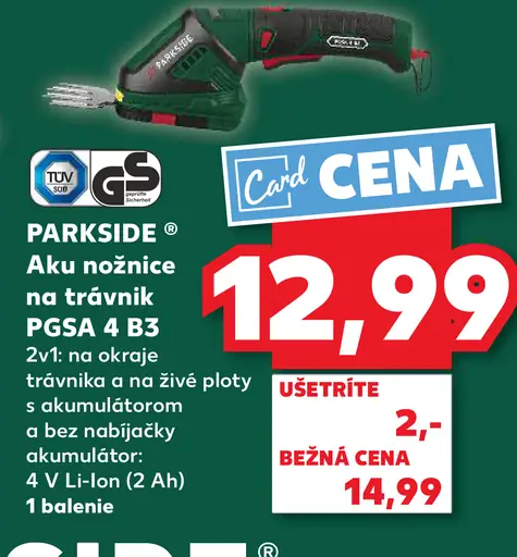 PARKSIDE Aku nožnice na trávnik