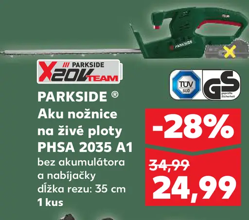 PARKSIDE Aku nožnice na živé ploty