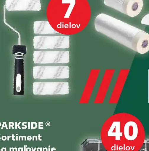 Parkside Ráčkový skrutkovač s bitmi