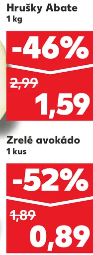 Zrelé avokádo