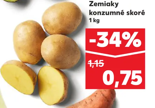 Zemiaky konzumné skoré