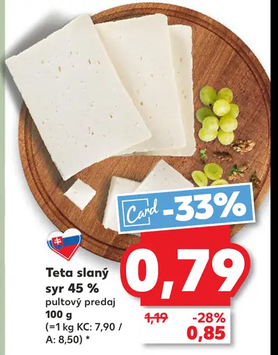 Teta slaný syr 45 %