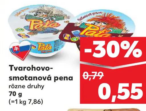 Tvarohovo-smotanová pena