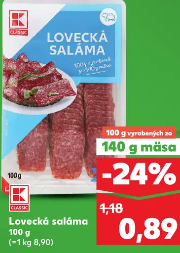 K-Classic Lovecká saláma