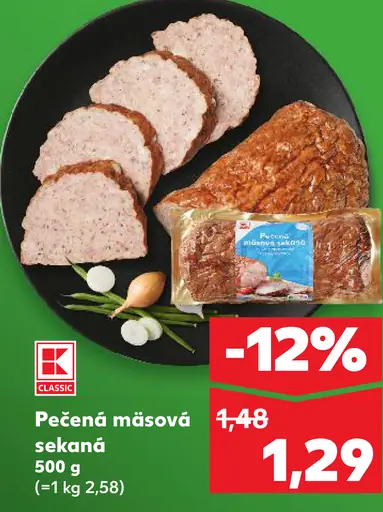 K-Classic Pečená mäsová sekaná
