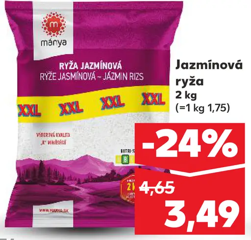 Maya Jazmínová ryža