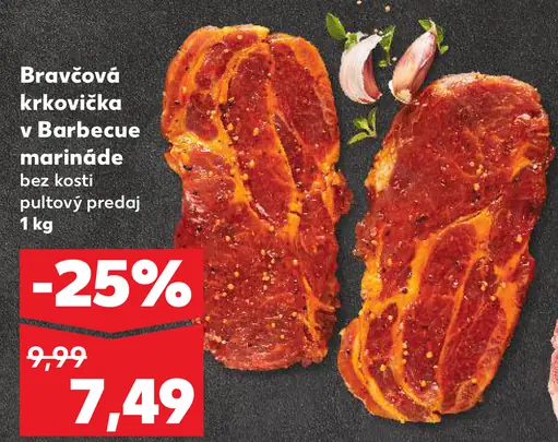 Bravčová krkovička v Barbecue marináde