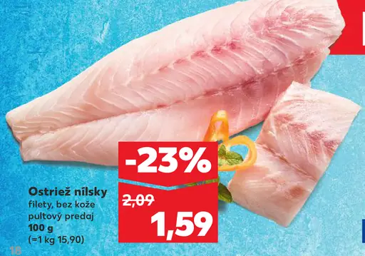 Ostriež nilský filety